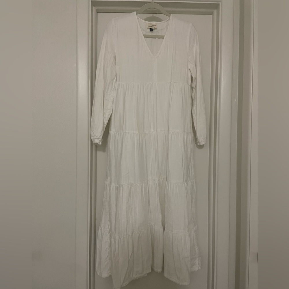 LAGUNA COLLECTION Cotton Gauze Maxi in Pearl